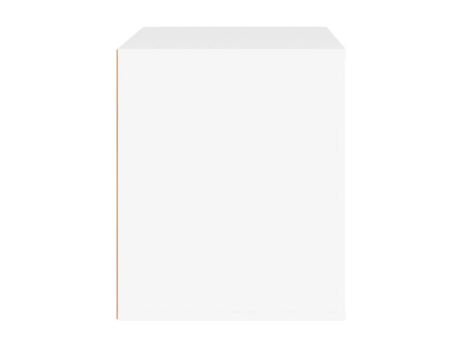 Table de chevet Blanc 50x39x47 cm