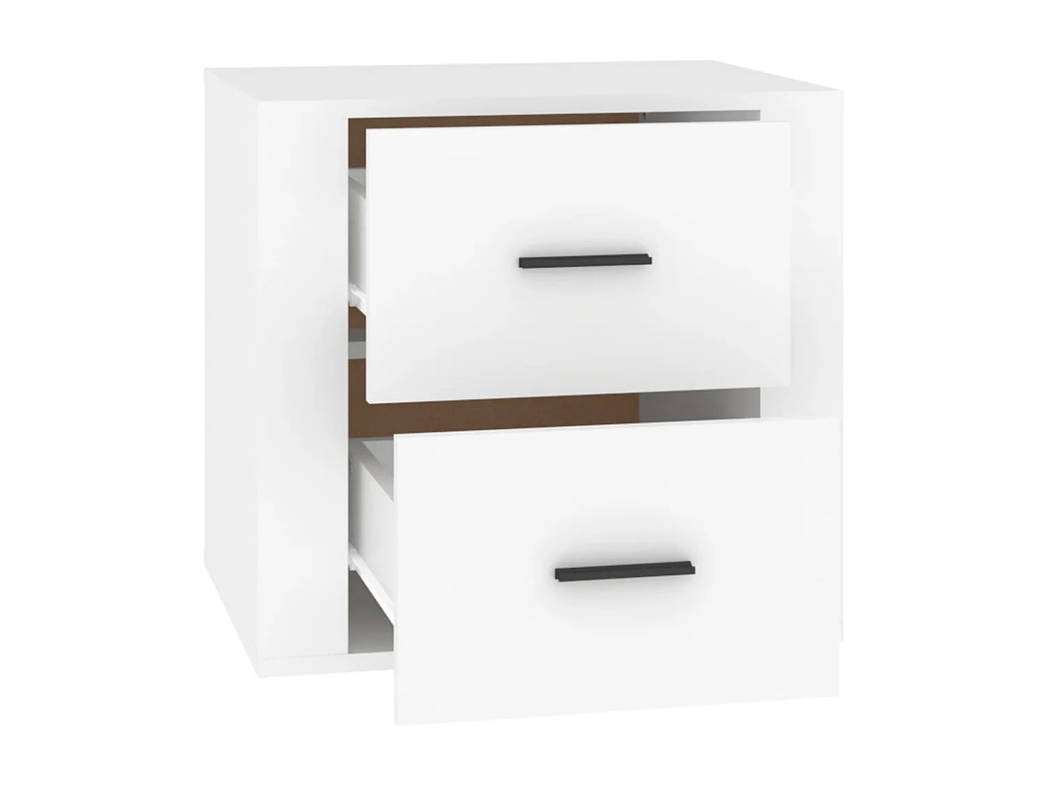 Table de chevet Blanc 50x39x47 cm