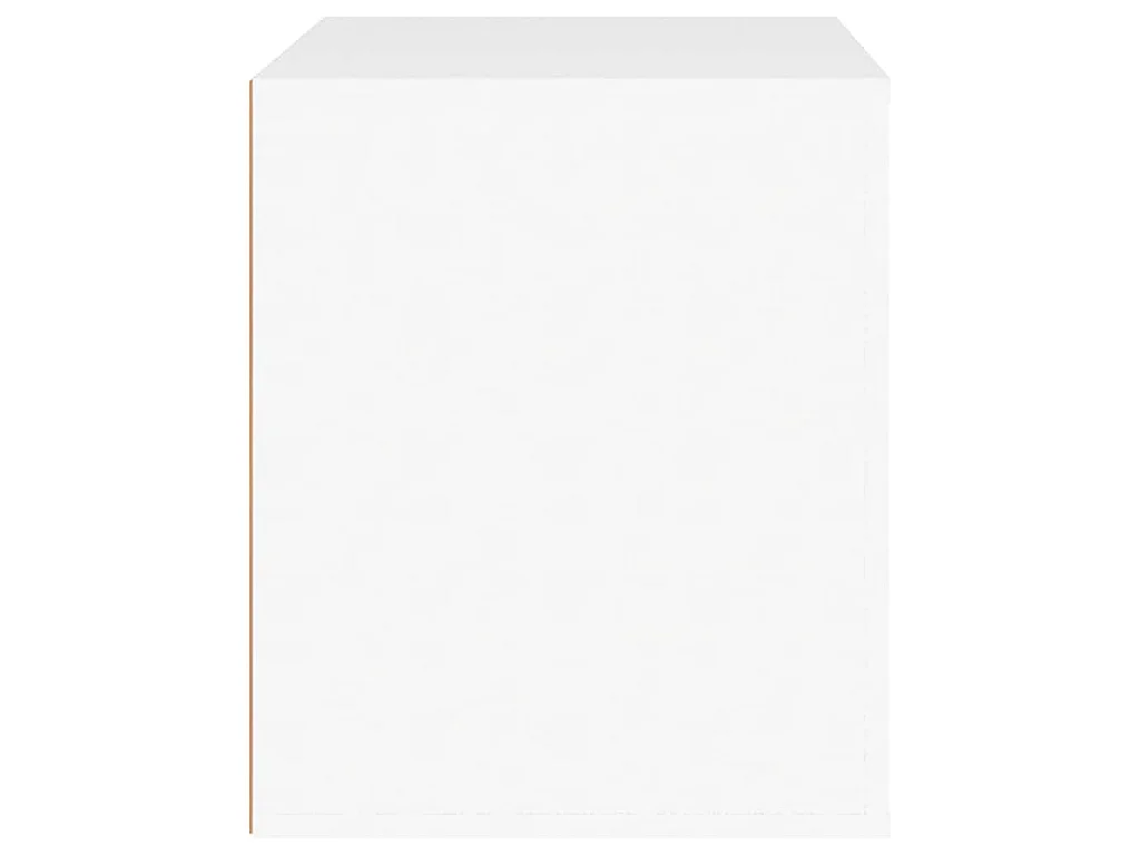 Mesita de noche blanca 50x39x47 cm