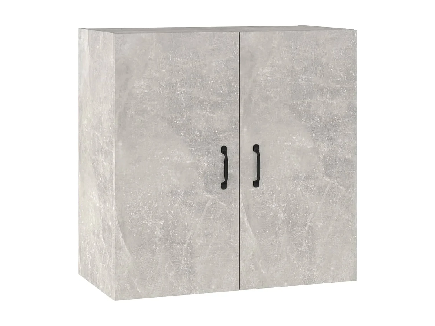 Armoire murale Gris béton 60x31x60 cm Bois d'ingénierie