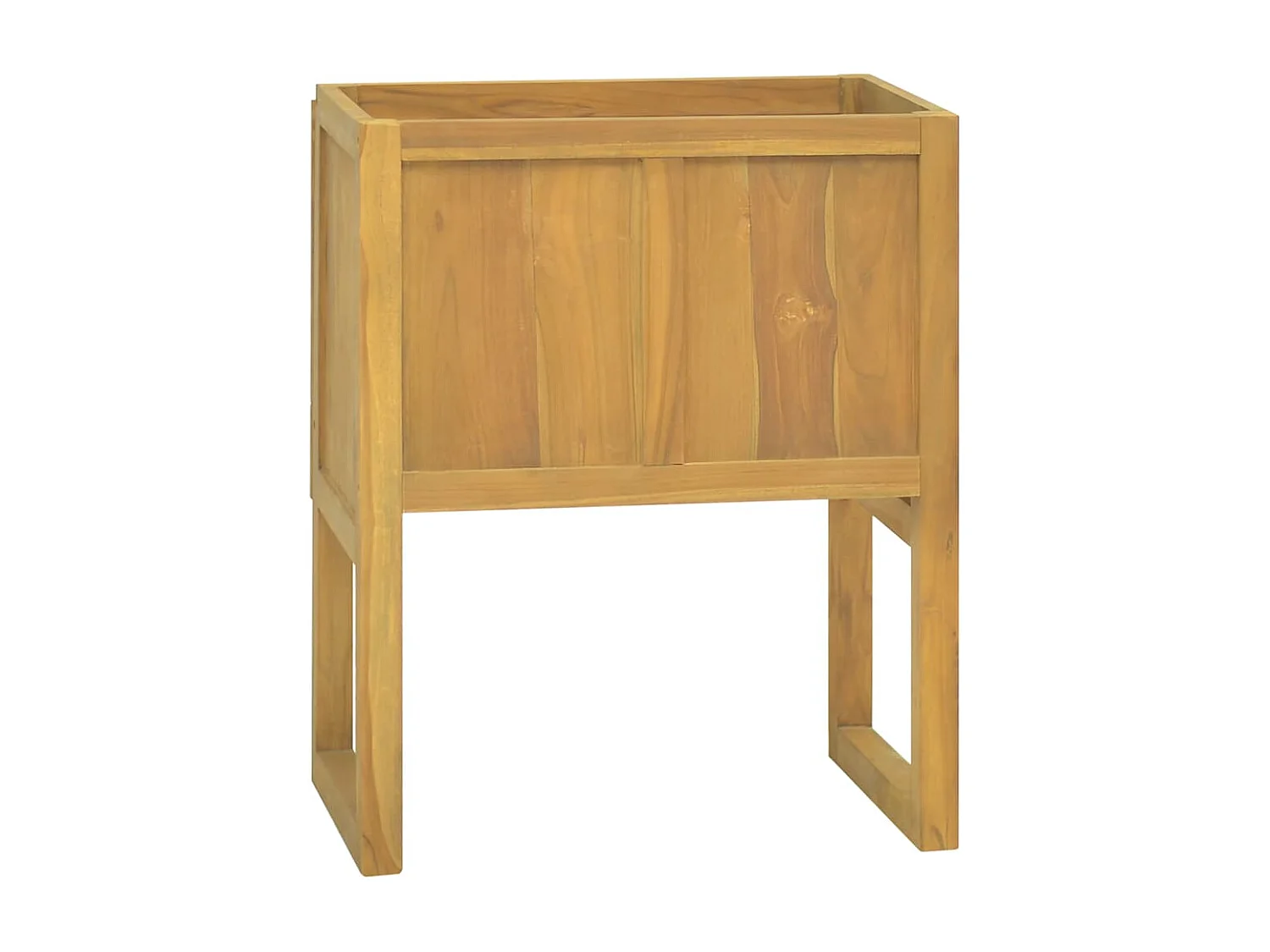 Armoire de salle de bain 60x40x75 cm bois de teck solide