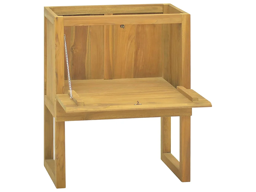 Armoire de salle de bain 60x40x75 cm bois de teck solide