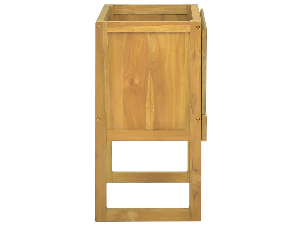 Armoire de salle de bain 60x40x75 cm bois de teck solide