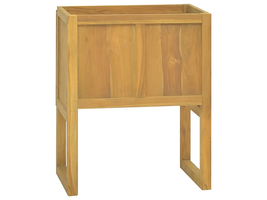 Armoire de salle de bain 60x40x75 cm bois de teck solide