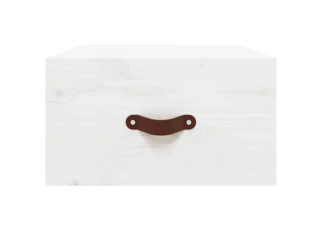 Table de chevet murale Blanc 40x29,5x22 cm