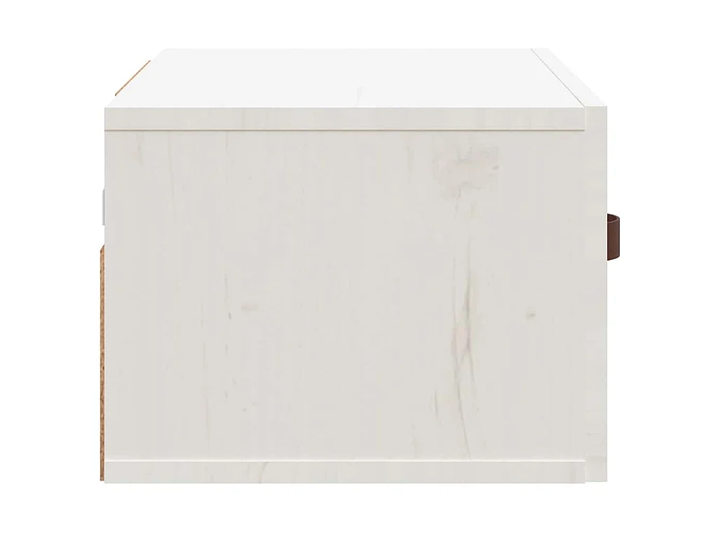 Table de chevet murale Blanc 40x29,5x22 cm