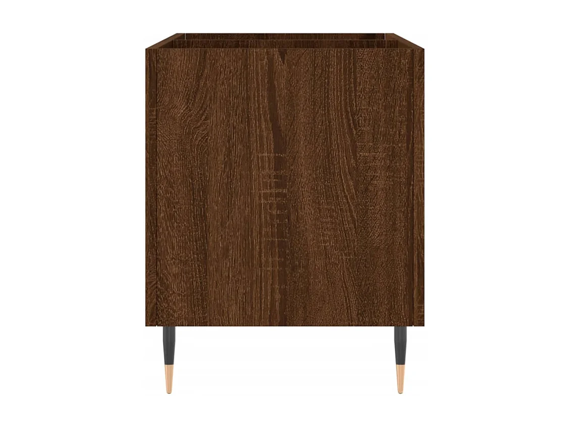 Armário p/ discos 74,5x38x48cm deriv. madeira carvalho castanho