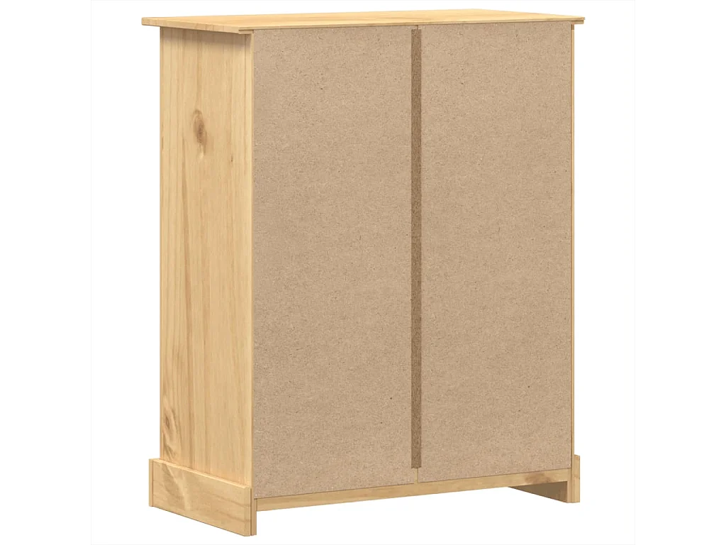 Commode Corona 92x48x120 cm bois massif de pin
