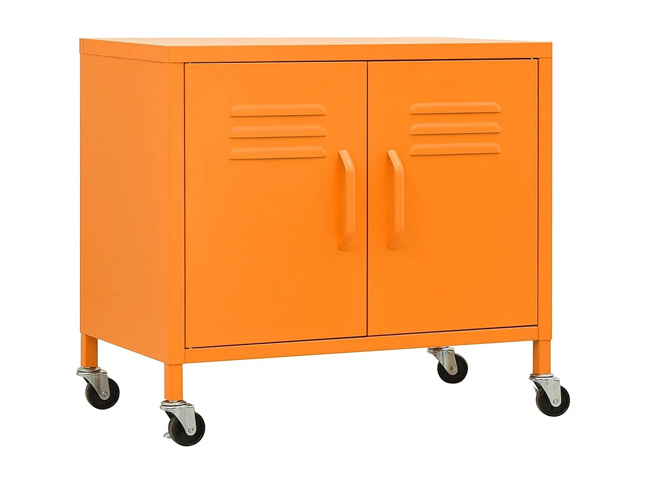 Armoire de rangement Orange 60x35x56 cm Acier