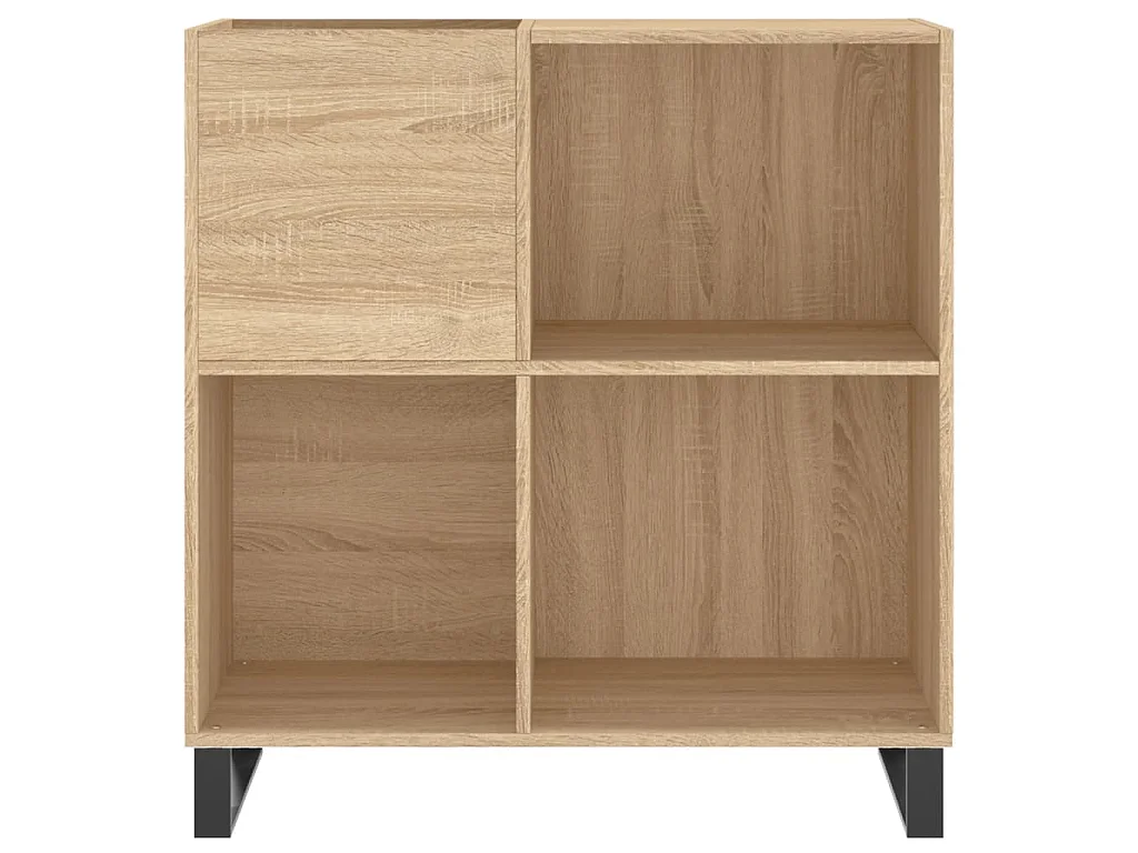 Armoire à disques chêne sonoma 84,5x38x89 cm bois d'ingénierie
