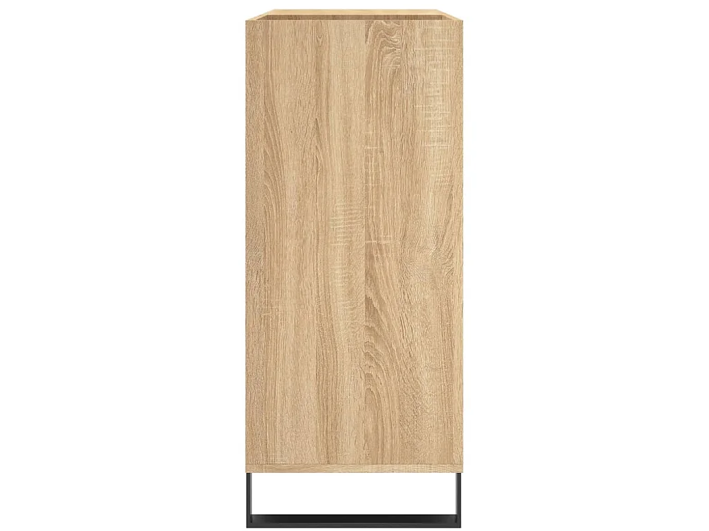 Armoire à disques chêne sonoma 84,5x38x89 cm bois d'ingénierie