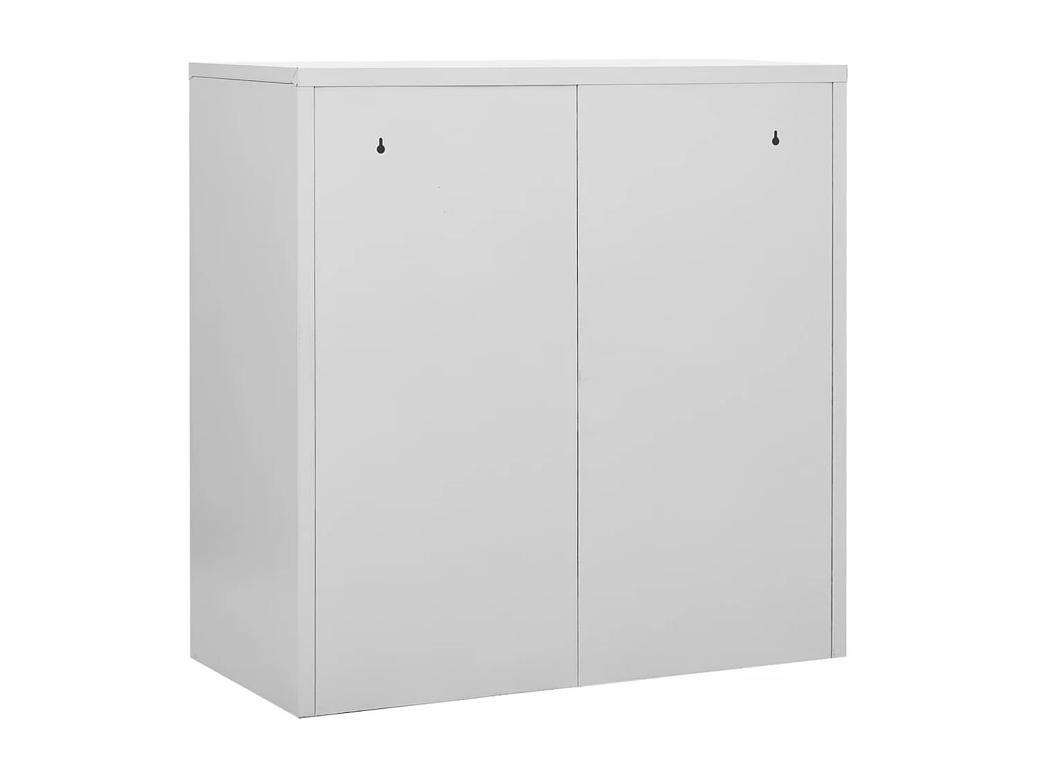 Schließfachschrank Hellgrau und Blau 90x45x92,5 cm Stahl