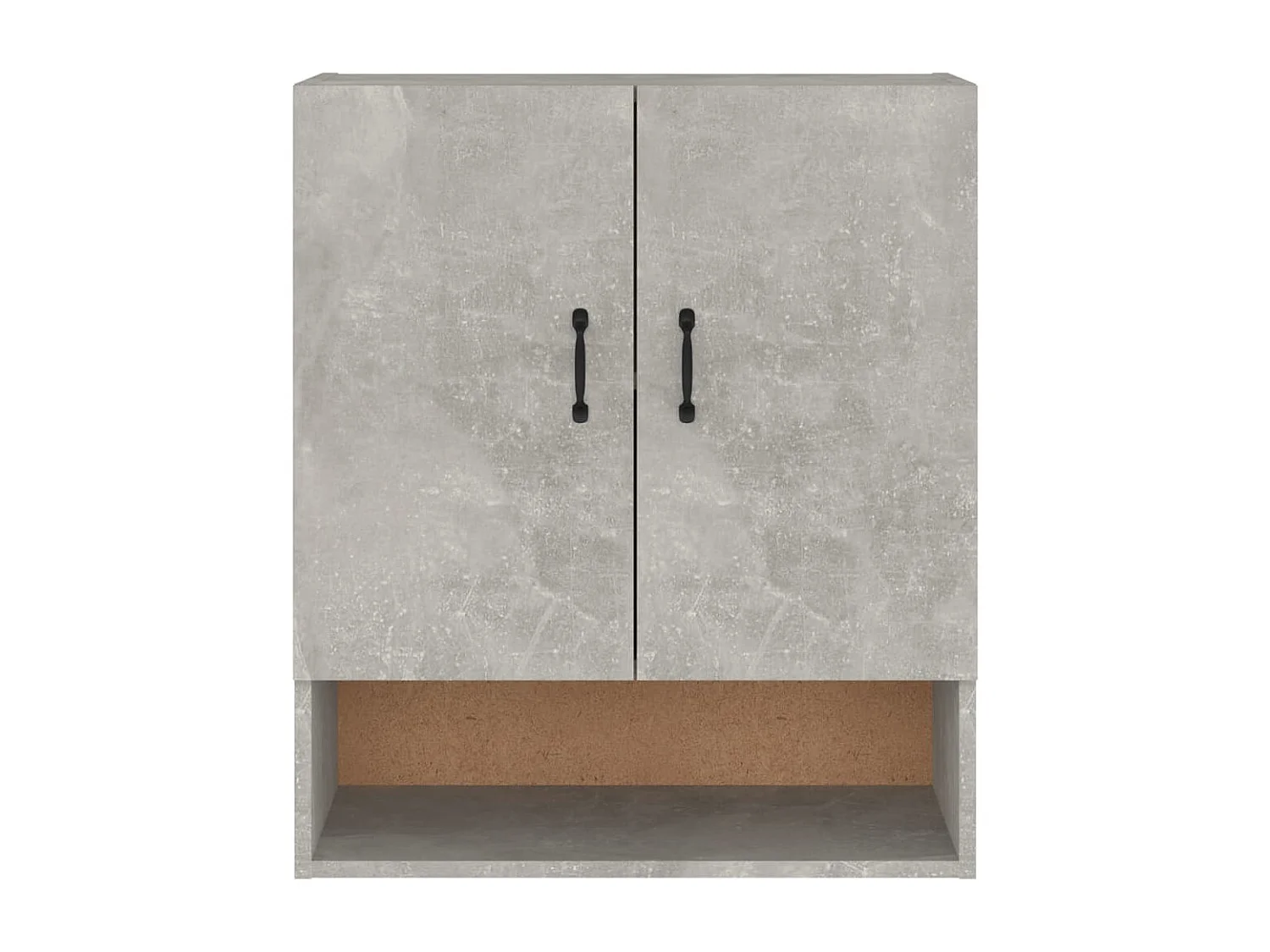 Armoire murale Gris béton 60x31x70 cm Bois d'ingénierie