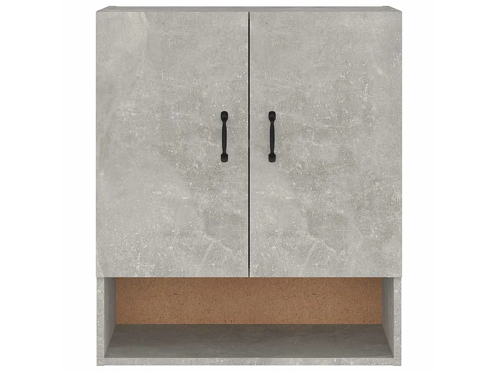 Wandkast 60x31x70 cm bewerkt hout betongrijs