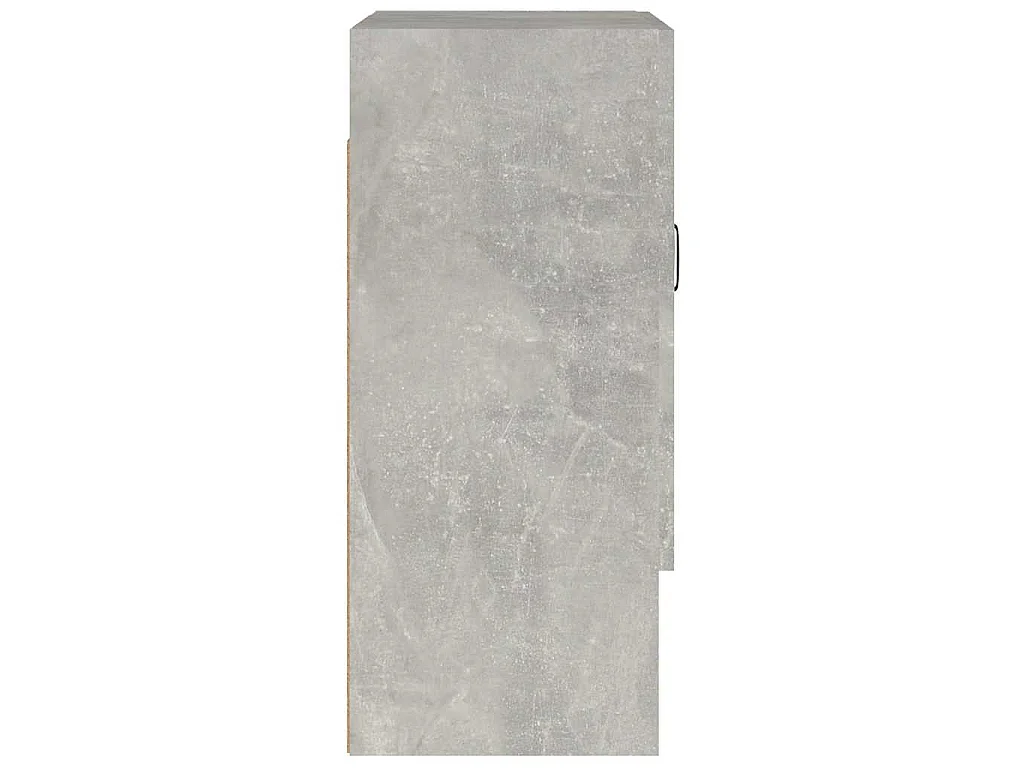 Wandkast 60x31x70 cm bewerkt hout betongrijs