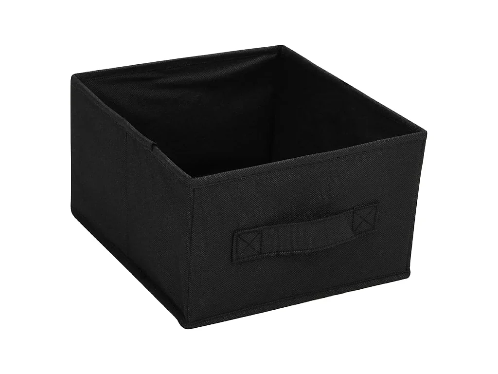 Aufbewahrungsschrank mit 6 Schubladen 55×29×55 cm Schwarz Stahl