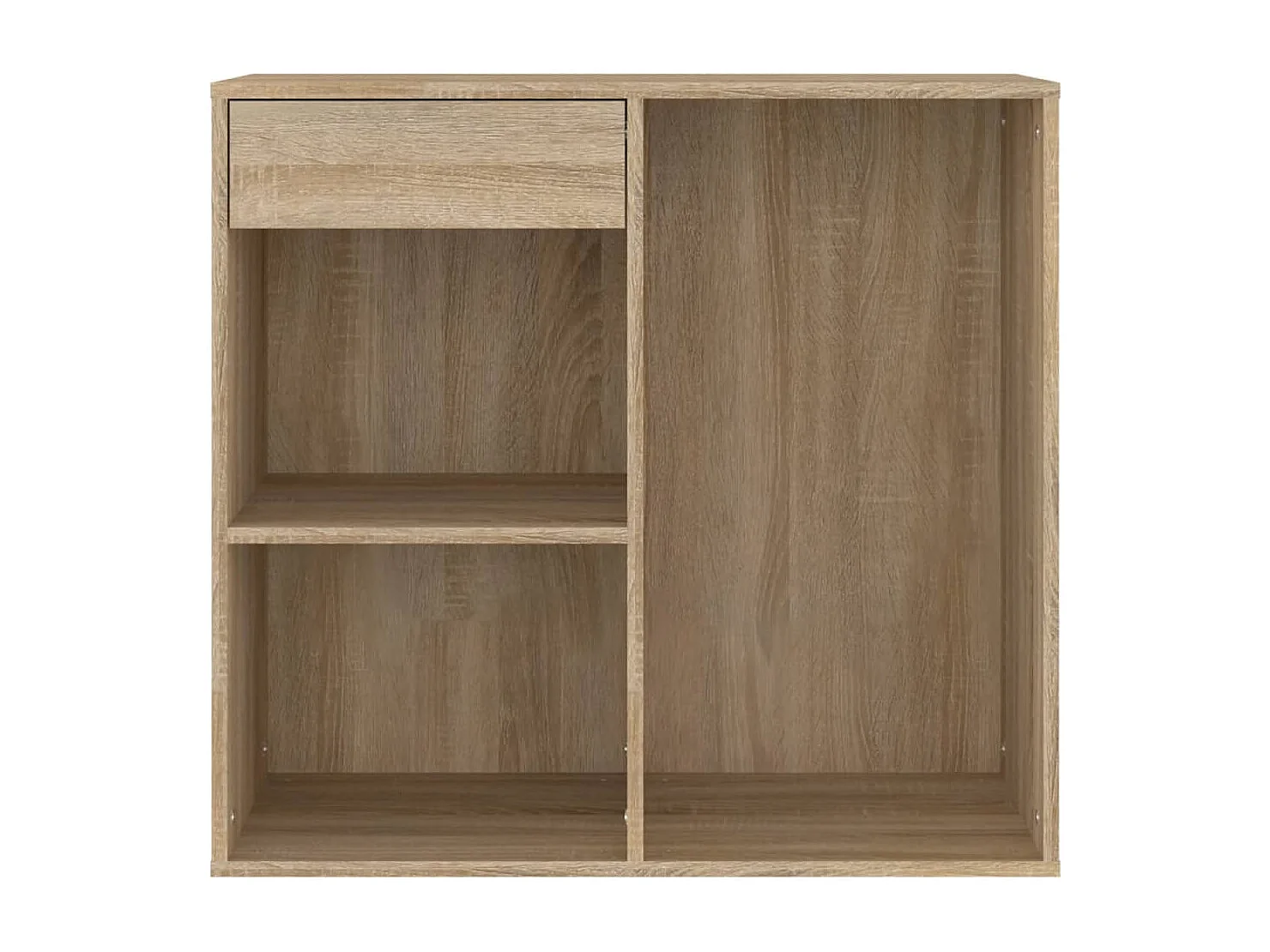 Armario maquillaje madera contrachapada roble Sonoma 80x40x75cm