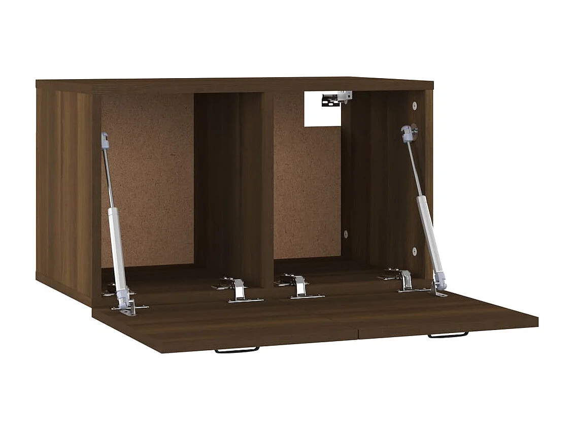Armadietto a Muro Rovere Marrone 60x36,5x35 Legno Multistrato