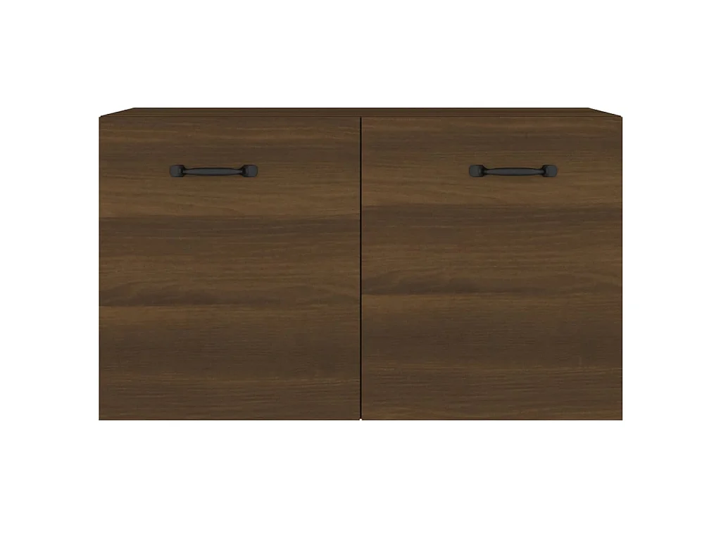Wandschrank Braun Eichen-Optik 60x36,5x35 cm Holzwerkstoff