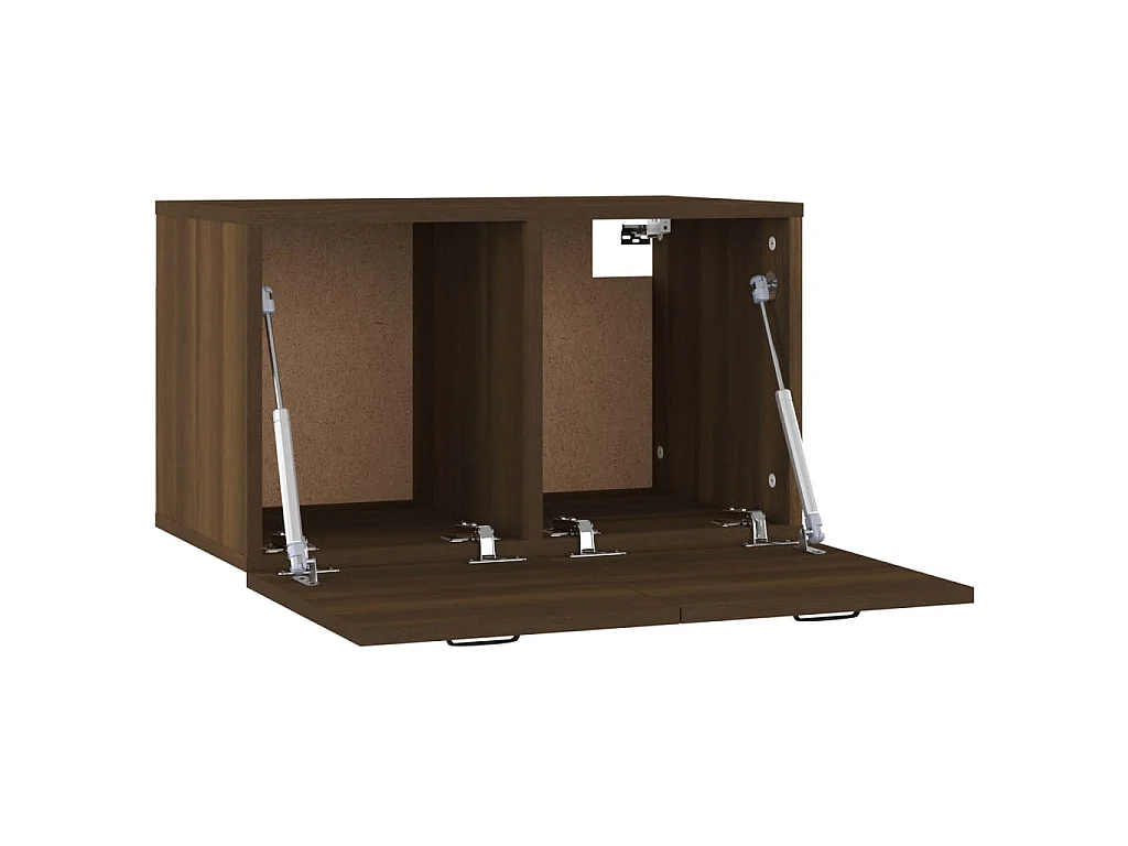 Wandschrank Braun Eichen-Optik 60x36,5x35 cm Holzwerkstoff
