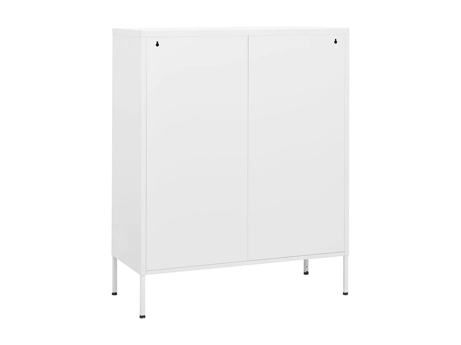 Lagerschrank Weiß 80x35x101,5 cm Stahl