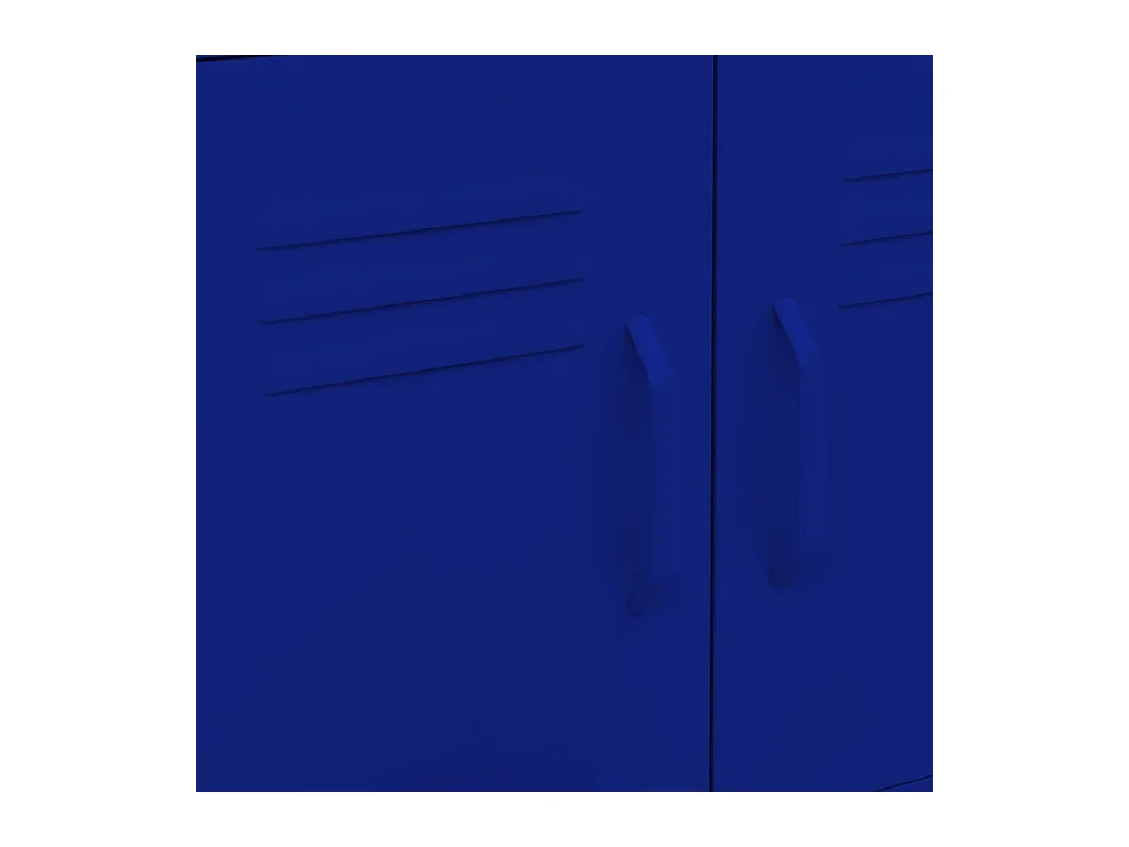 Opbergkast 60x35x56 cm staal marineblauw