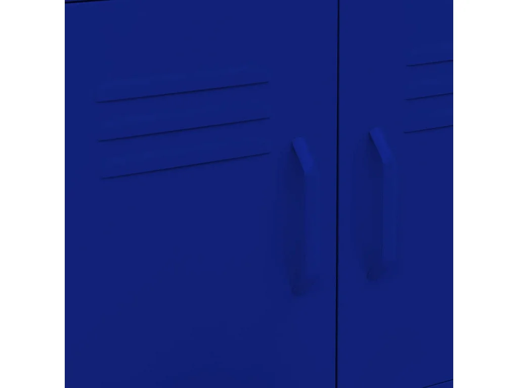 Armario de almacenamiento acero azul marino 60x35x56 cm