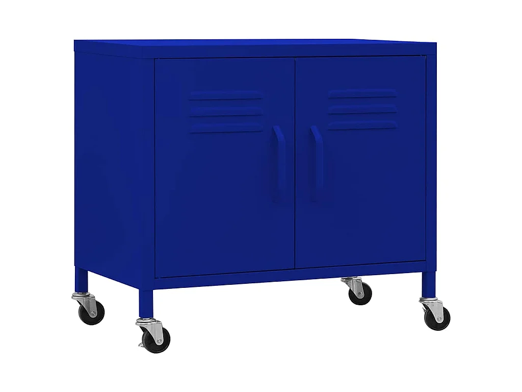 Armadietto Blu Marino 60x35x56 cm in Acciaio