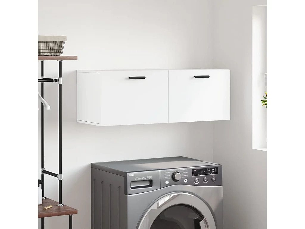 Armário parede 100x36,5x35 cm derivados de madeira branco