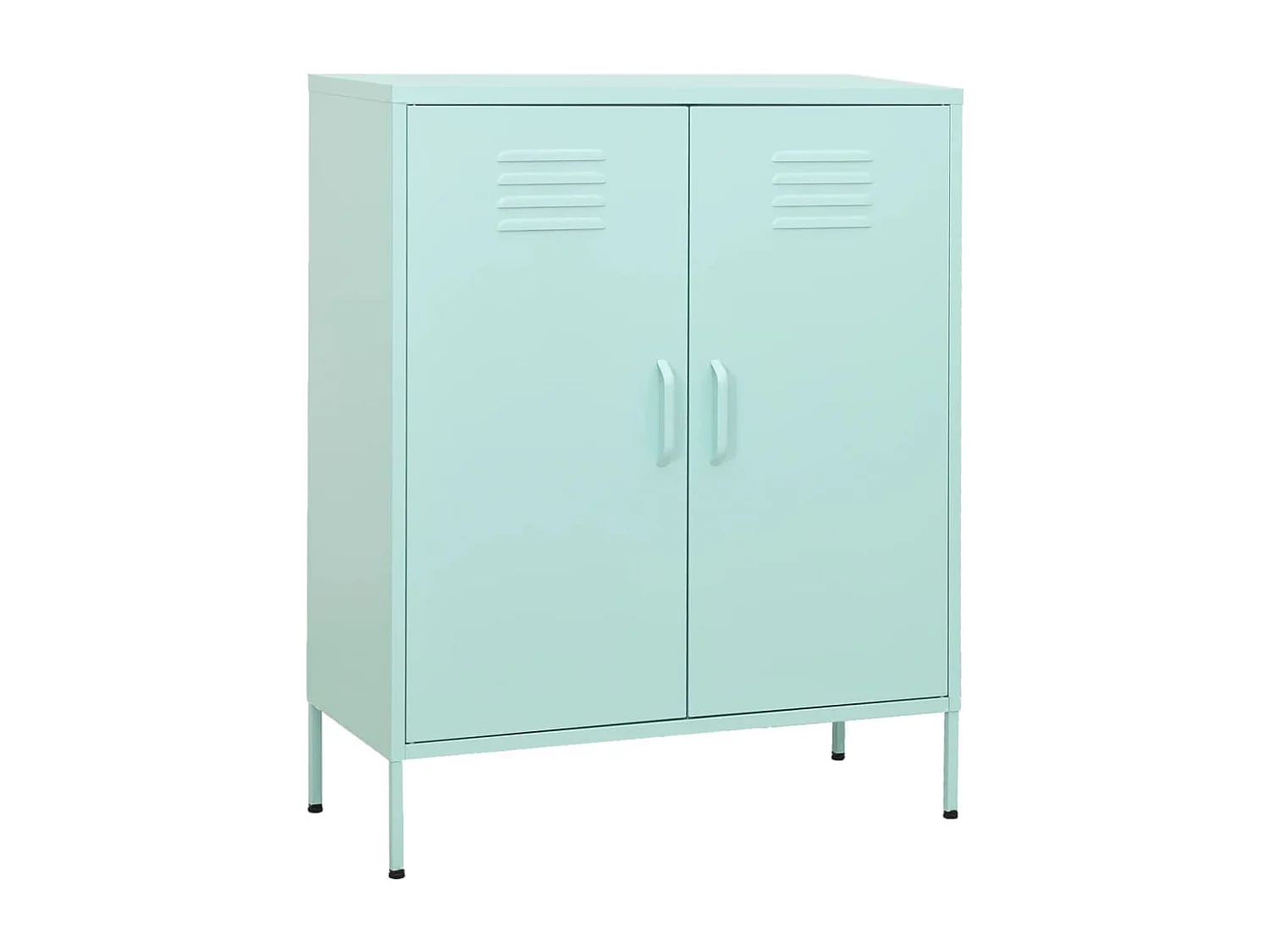 Armoire de rangement Vert menthe 80x35x101,5 cm Acier