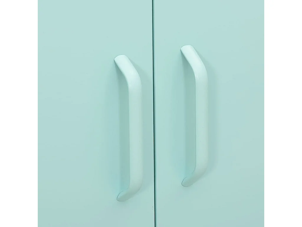 Armario de almacenamiento acero verde mint 80x35x101,5 cm