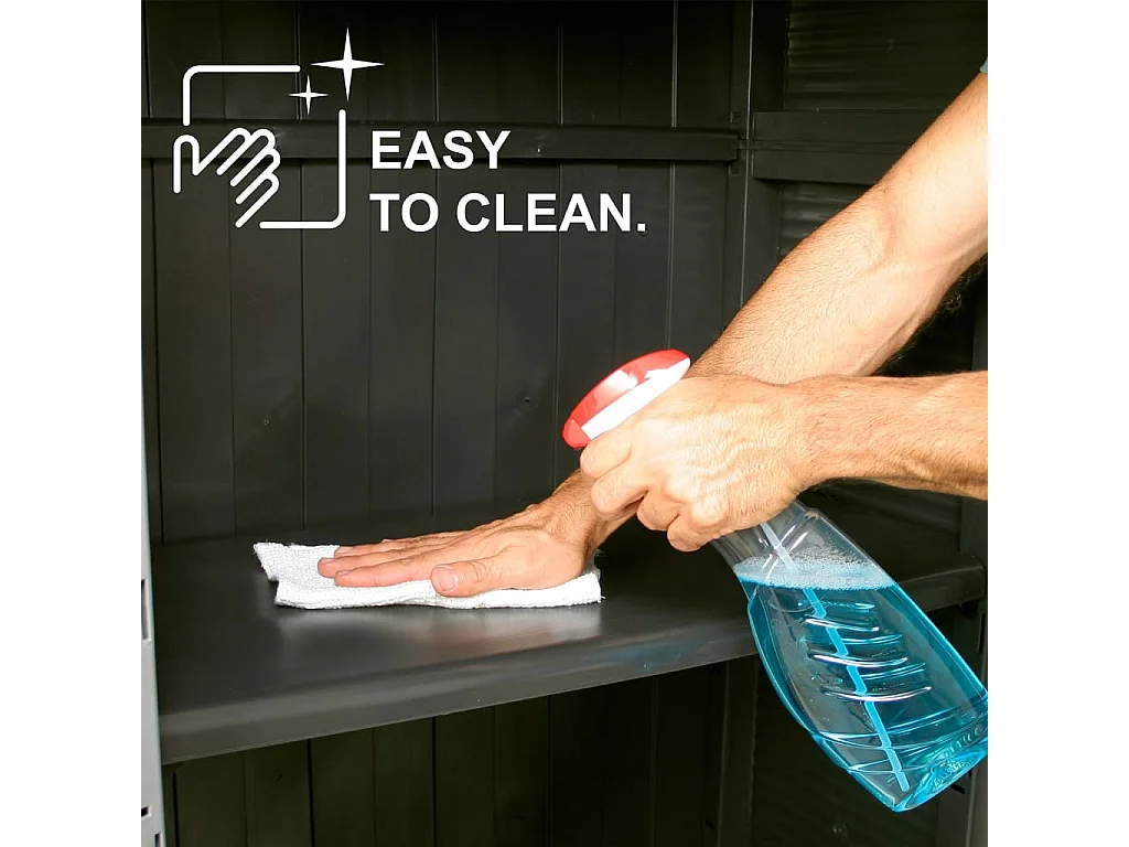 Armoire en plastique 68x39x92 cm