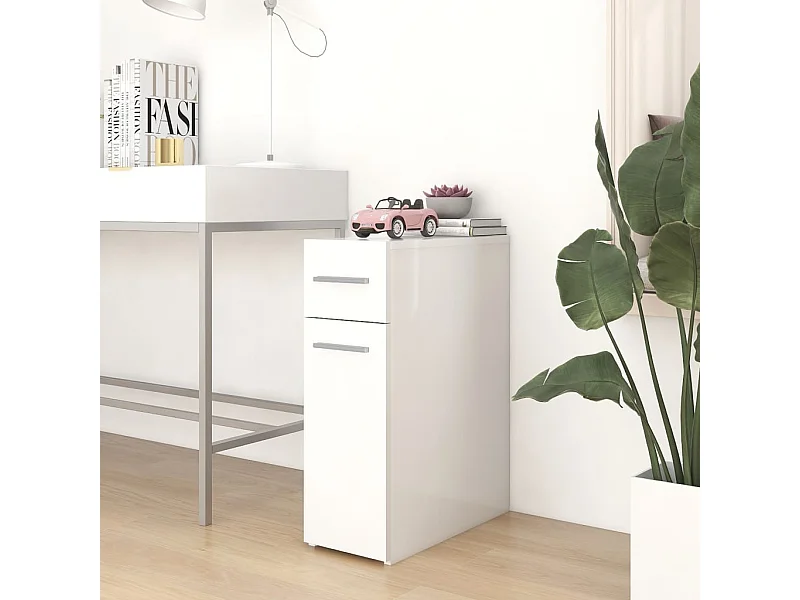 Armario de boticario madera contrachapada blanco 20x45,5x60 cm