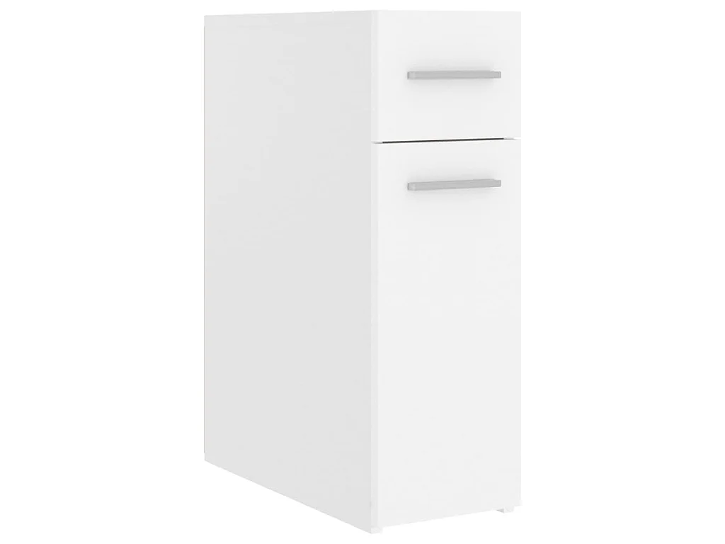 Apothekerskast 20x45,5x60 cm bewerkt hout wit