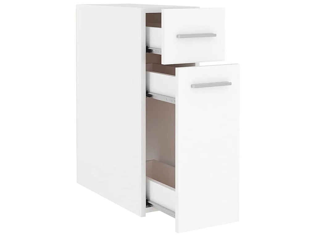 Armoire d'apothicaire Blanc 20x45,5x60 cm Bois d’ingénierie