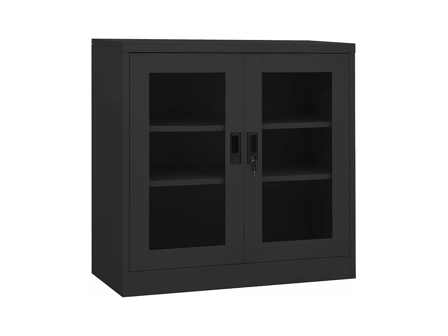 Büroschrank Anthrazit 90x40x90 cm Stahl