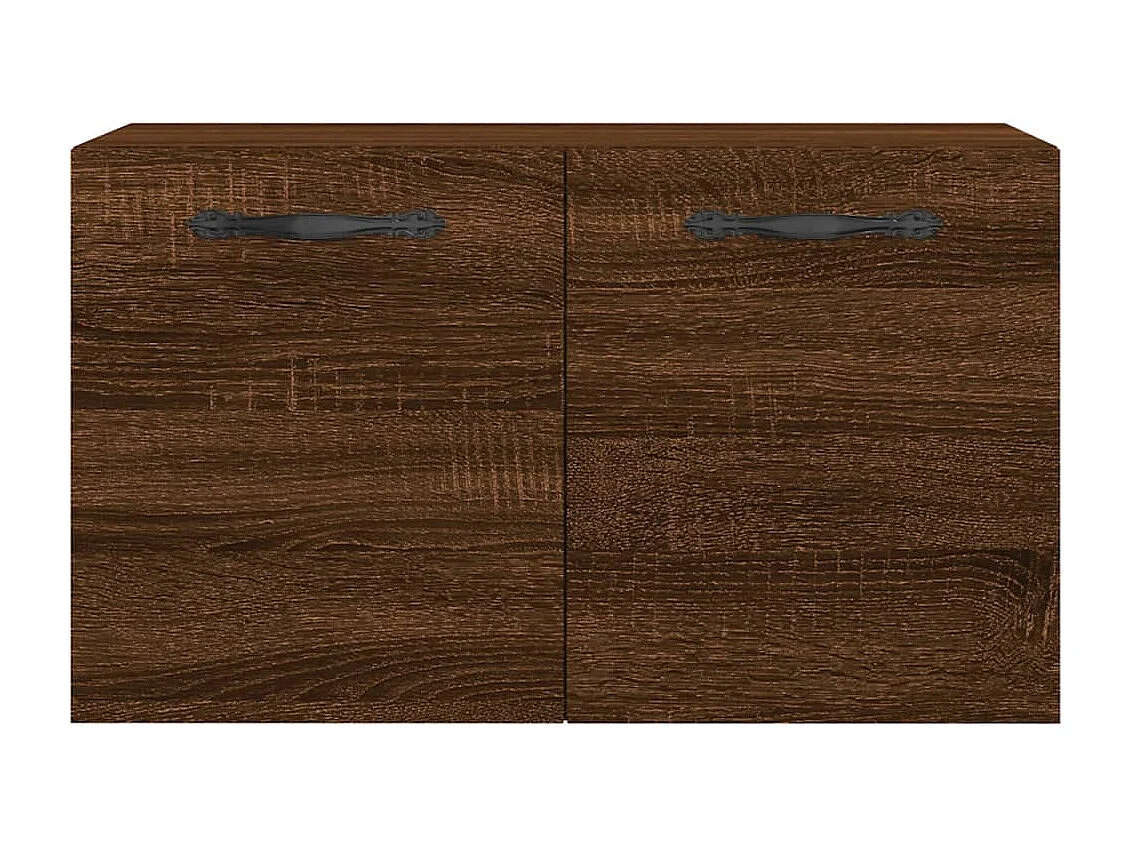 Armario de pared madera ingeniería marrón roble 60x36,5x35 cm