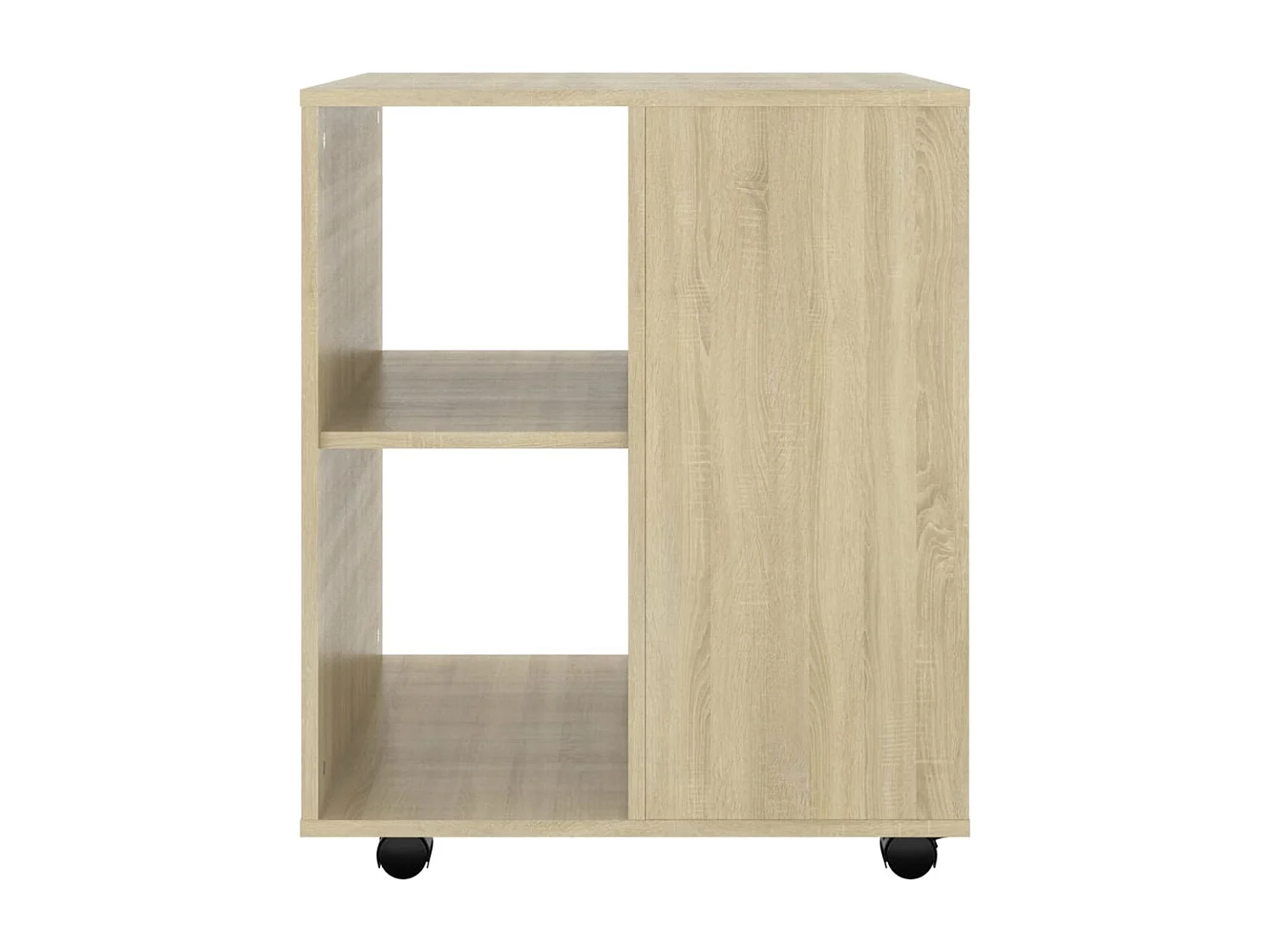 Armoire à roulettes Chêne Sonoma 60x53x72 cm Bois d'ingénierie