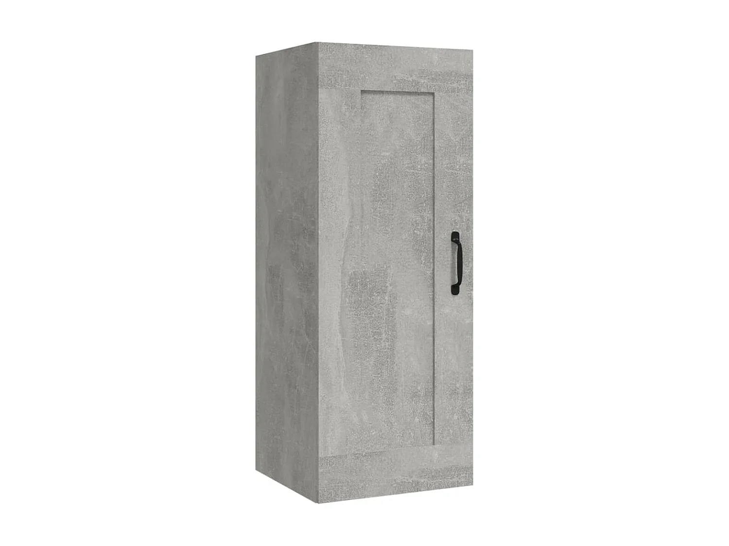Armoire suspendue Gris béton 35x34x90 cm Bois d'ingénierie