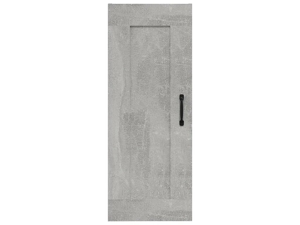 Hängeschrank Betongrau 35x34x90 cm Holzwerkstoff