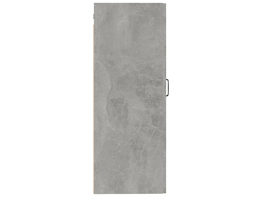 Hängeschrank Betongrau 35x34x90 cm Holzwerkstoff