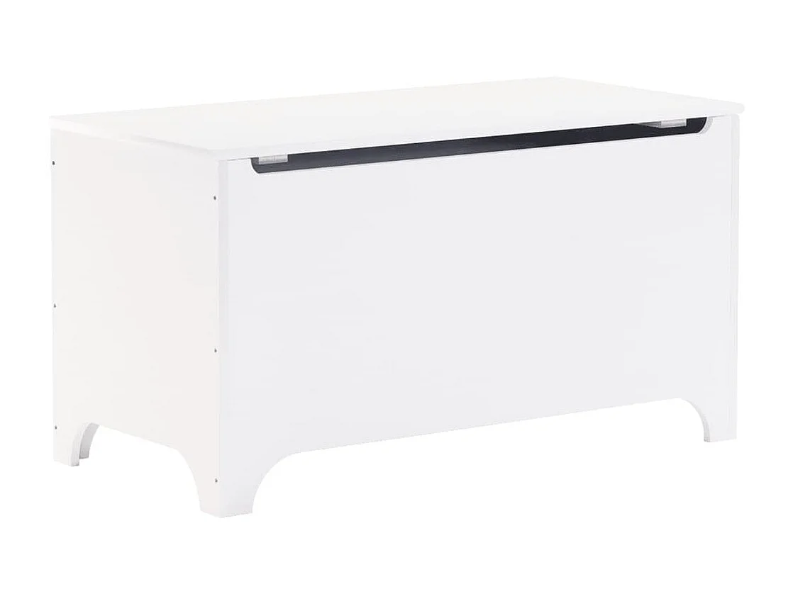 Boîte de rangement avec couvercle RANA blanc bois massif de pin