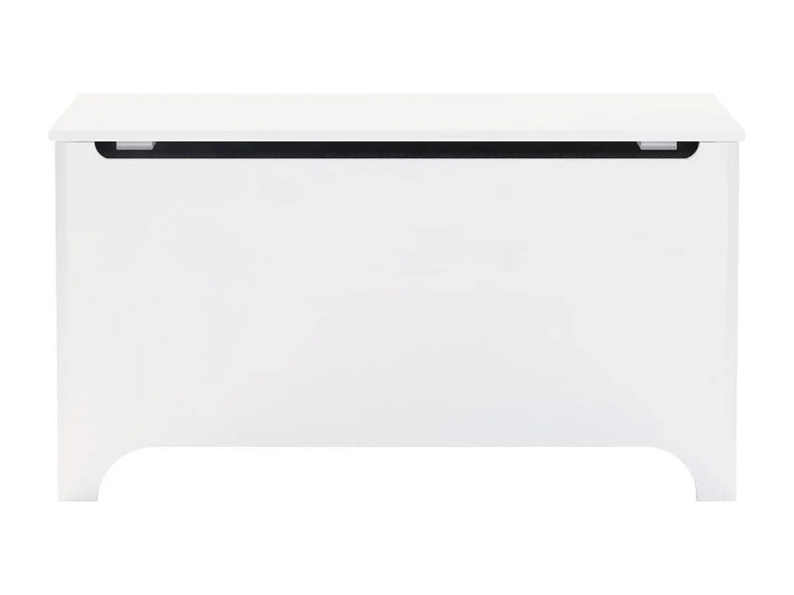 Boîte de rangement avec couvercle RANA blanc bois massif de pin