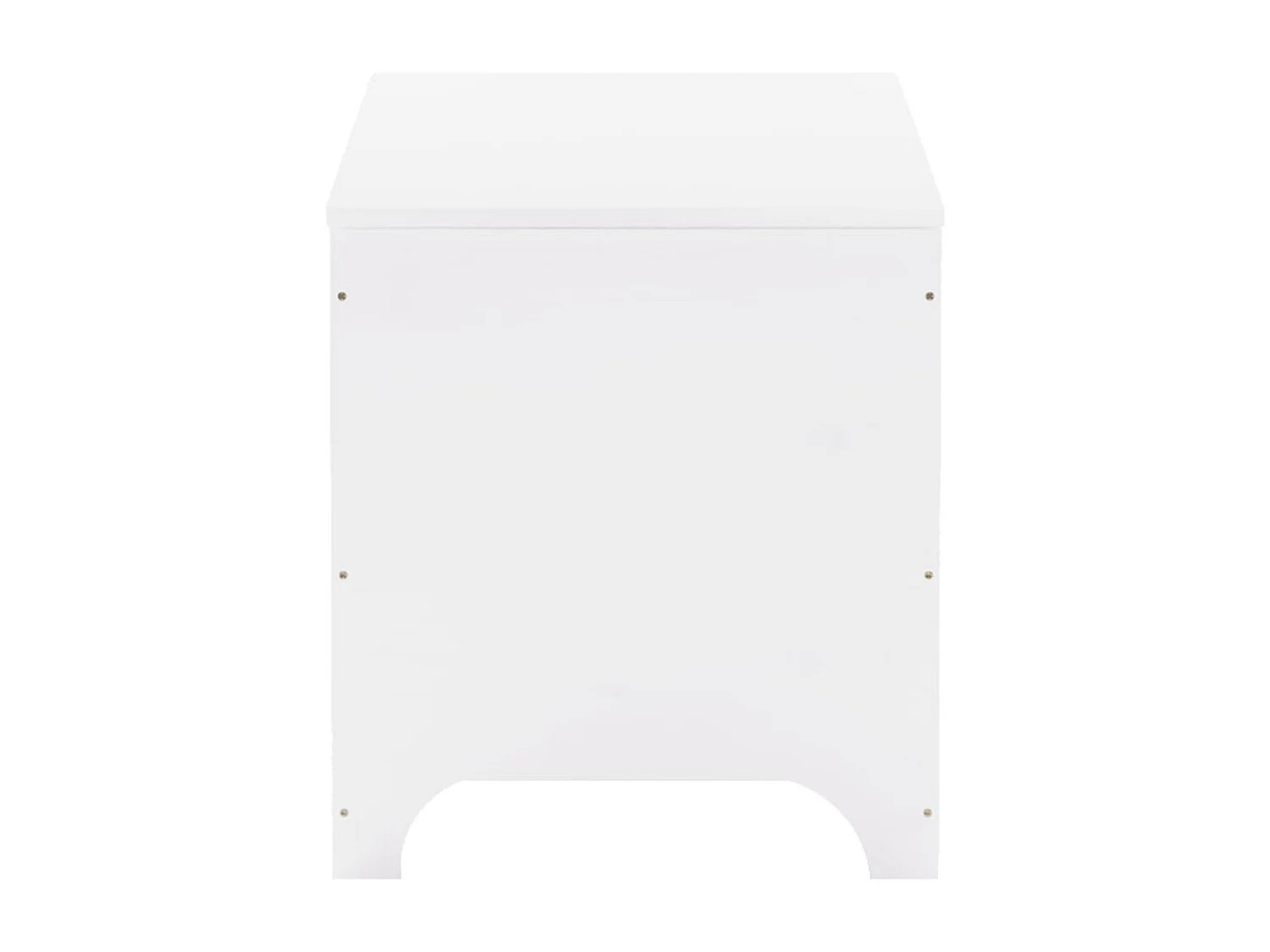 Boîte de rangement avec couvercle RANA blanc bois massif de pin