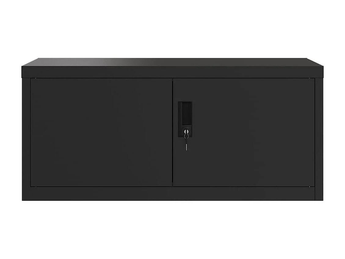 Classeur noir 90x40x110 cm acier