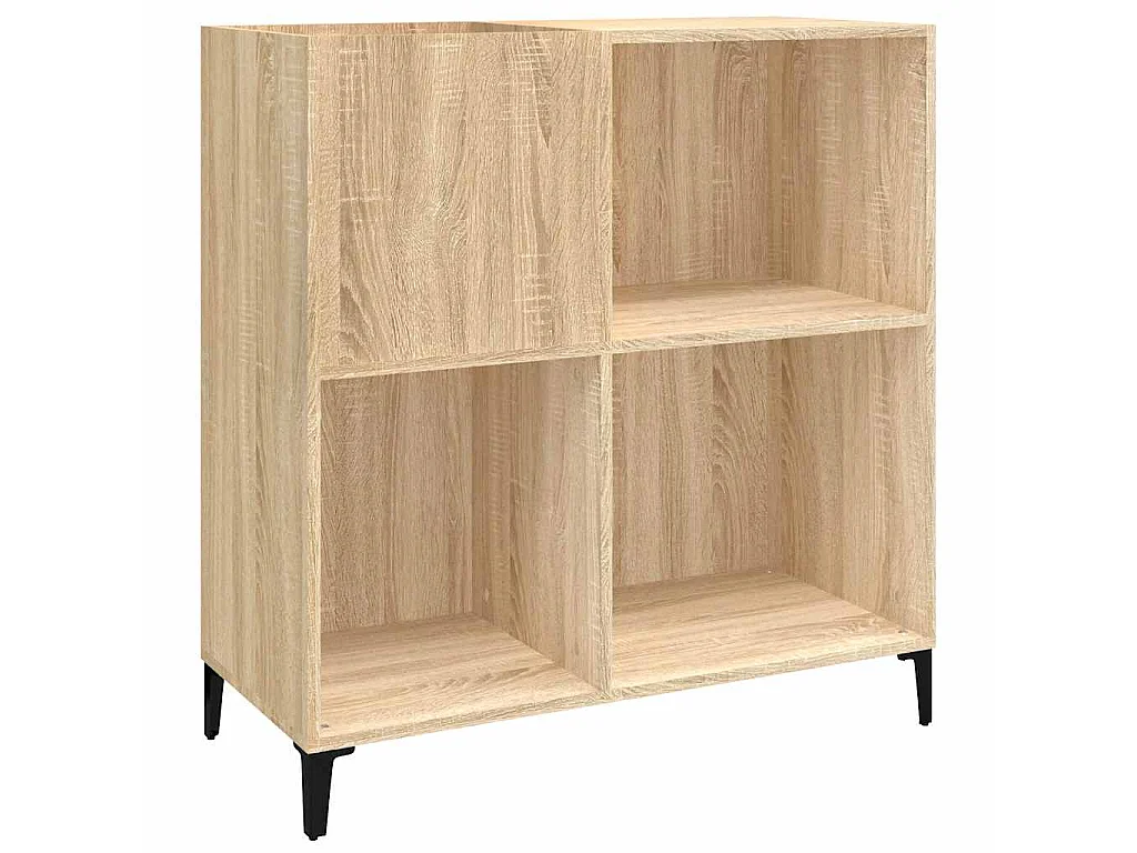 Armoire à disques chêne sonoma 84,5x38x89 cm bois d'ingénierie