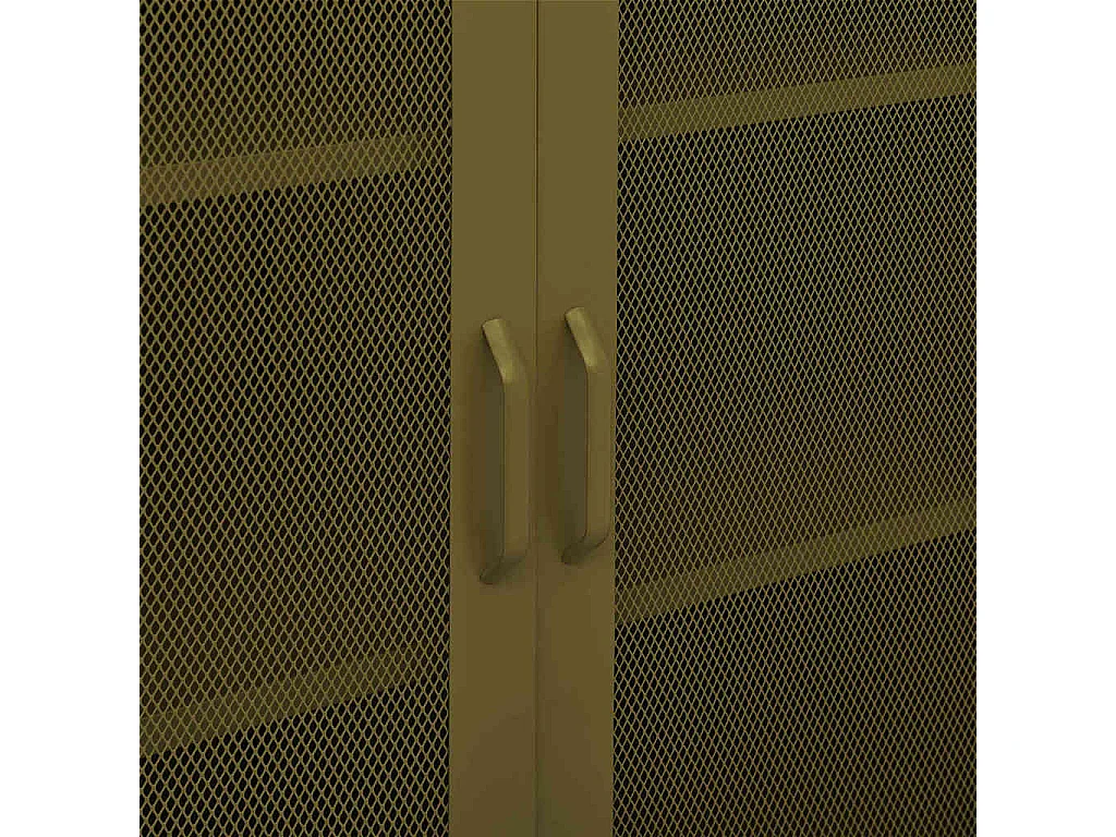 Armoire de rangement Vert olive 80x35x101,5 cm Acier