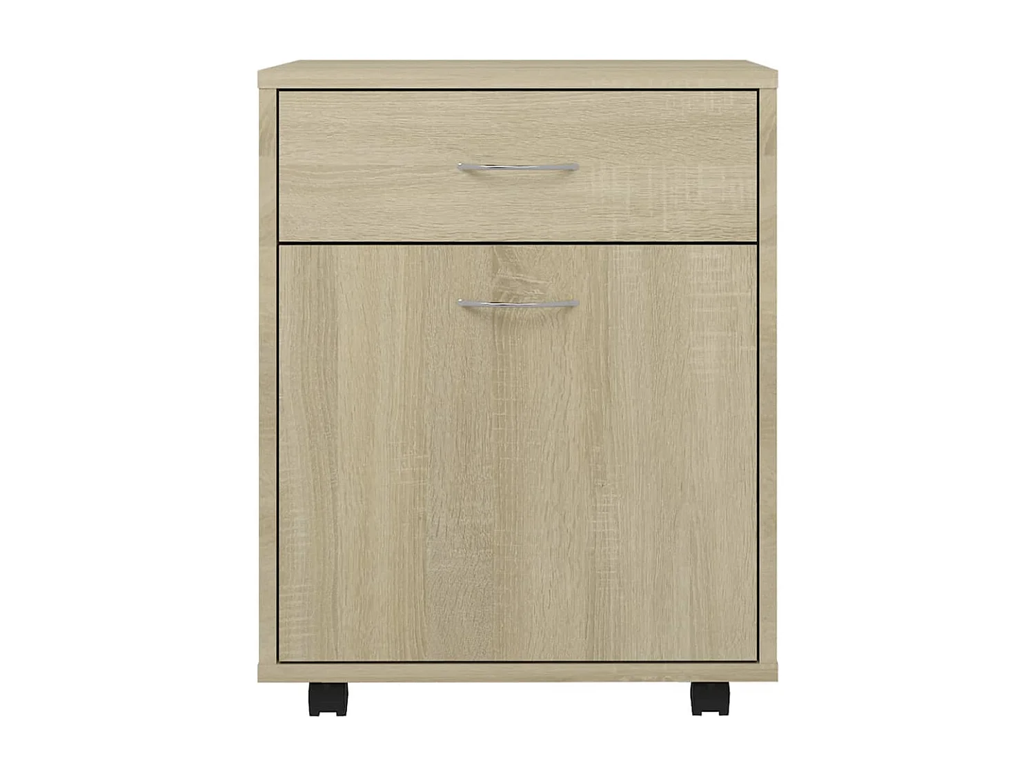 Armoire à roulettes Chêne sonoma 45x38x54 cm Bois d’ingénierie
