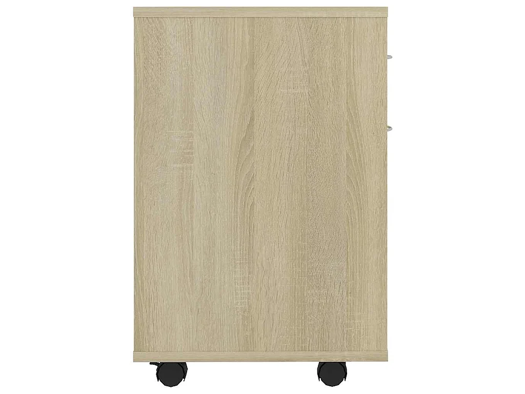 Armoire à roulettes Chêne sonoma 45x38x54 cm Bois d’ingénierie