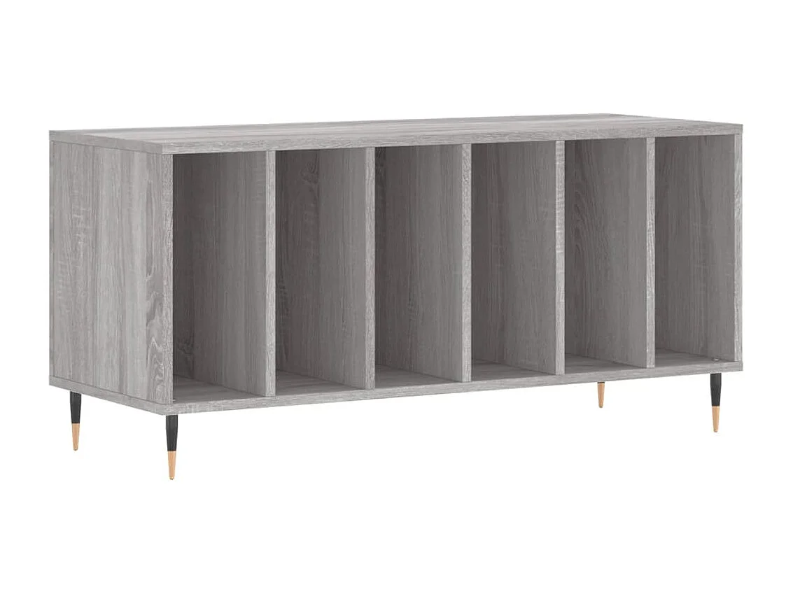 Armoire à disques sonoma gris 100x38x48 cm bois d'ingénierie